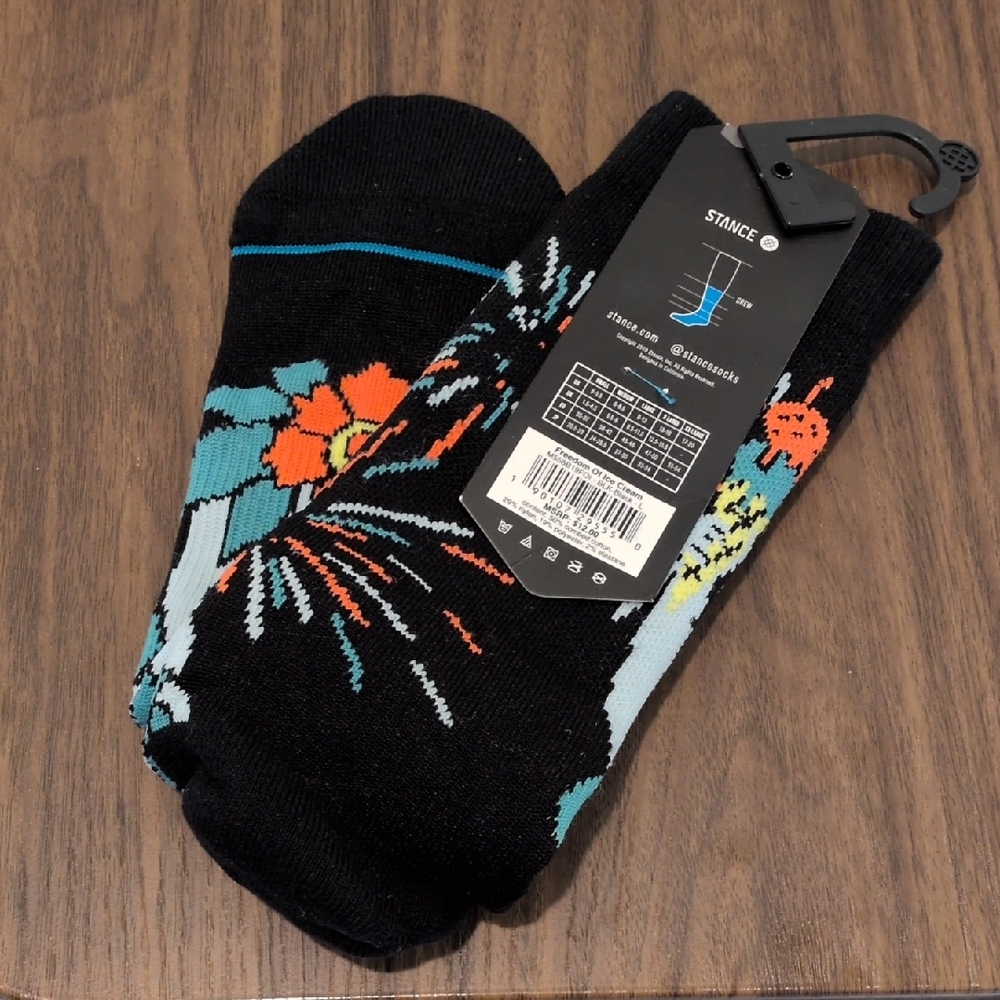 Stance Black Socks with Colorful Statue Design - Picture 3 of 5
